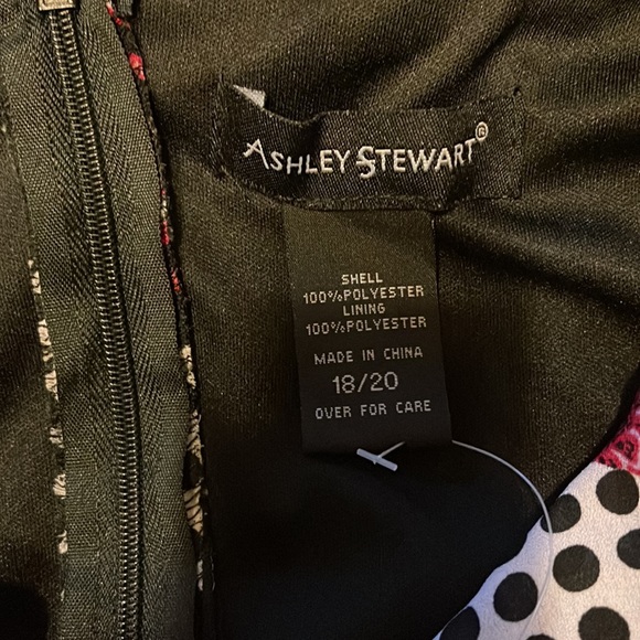 NWOT Ashley Stewart Multicolor/Print Long Sleeve Maxi Dress Size 18/20 - Picture 7 of 7